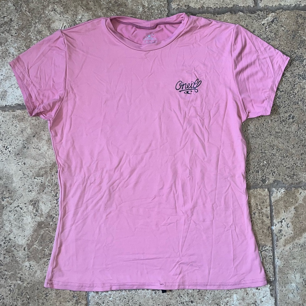 O’NEILL pink swim/surf shirt size L